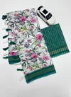 MG 569 Plain Linen Digital Printed Fancy Saree Wholesale Market In Surat
